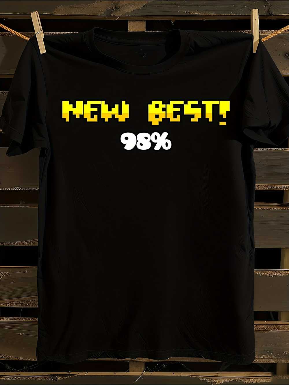 Geometry Dash Rage 98 Retro Gaming T-Shirt L
