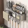 Stainless Steel Two-Compartment Spice Rack