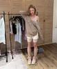 HETIT Sheer Twist Ruffle Blouse (Mocha)