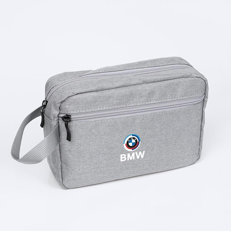 BMW Handbag Canvas Fabric Car Organizer Bag For BMW M E36 i4 G26 F40 F11 E46 E60 E70 G30 X3 X5 X7 Car Storage Bag Car Supplies EB1