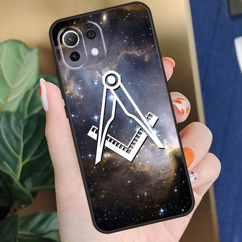 Freemasonry Logo Symbol Case For Xiaomi 15 14 Ultra 13T 14T 15T Pro 17 Pro Max POCO F8 F7 F5 F6 X5 X6 X7 Pro Coque
