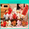 Chinese Zodiac Horse Plush Toy With Soft Pp Cotton For Lunar New Year Gift And Decoration