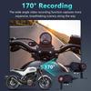 2K HD Motorcycle Dash Cam with WiFi, Image Stabilization, and IP66 Waterproof.