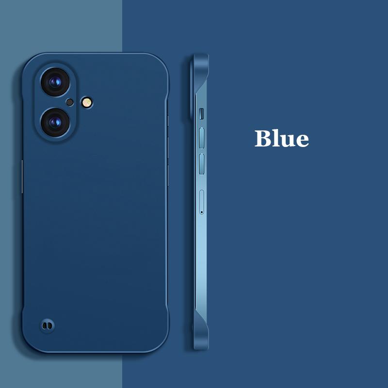 Ultra-thin Frameless Matte Anti-fingerprint PC Case For Apple iPhone 16 Pro Max Plus Shockproof Back Cover Shell