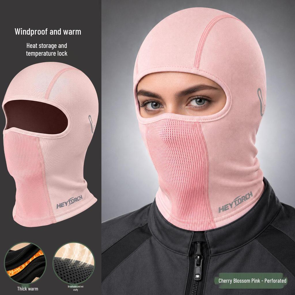 Windproof Winter Cycling Face Mask & Neck Guard for Men/Women – Helmet Liner with Cold Protection & Breathability