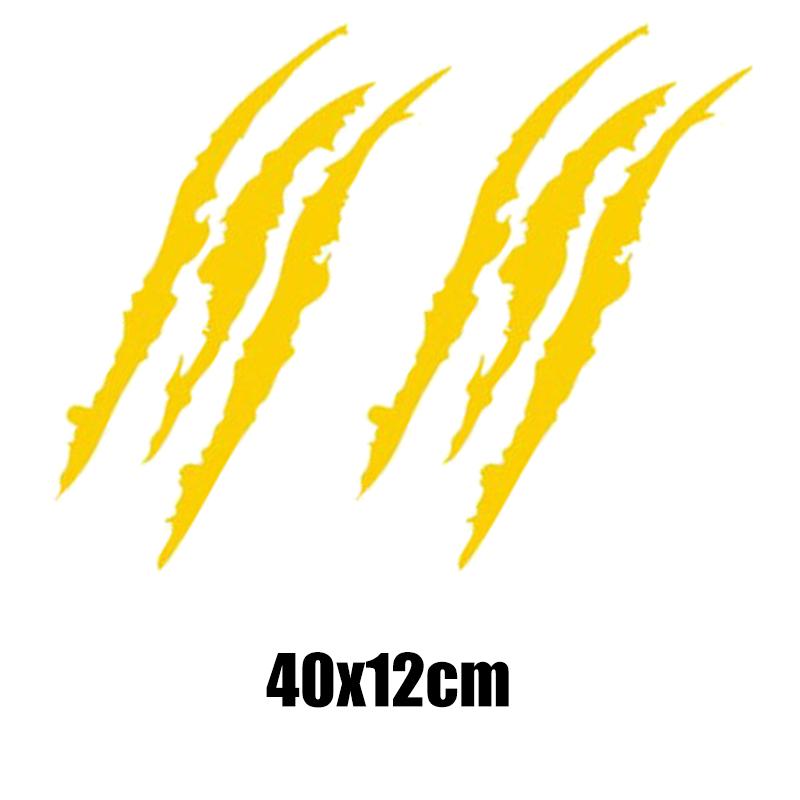 Naklejki ślady pazurów samochodu zestaw Uniwersalne winylowe naklejki na reflektory samochodowe, maskę, naklejki dekoracyjne na karoserię, hurtownia akcesoriów samochodowych