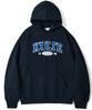 Twill Arch Logo Hoodie D.Navy