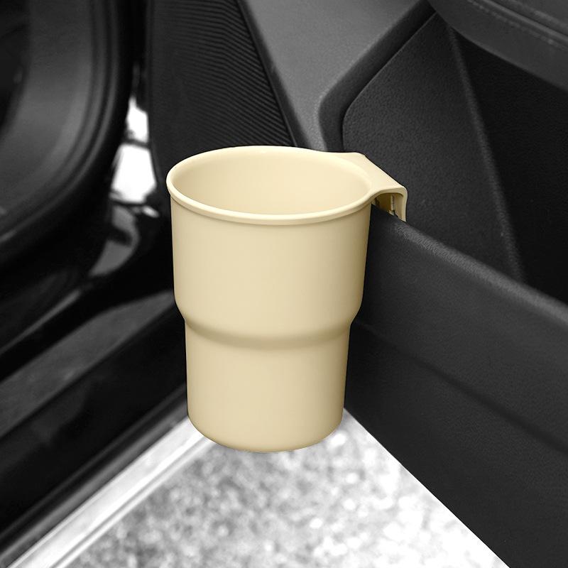 Multifunctional Auto Cup Holder Anti-slip Phone Beverage Holder Small Trash Can for Car Interior Accessories