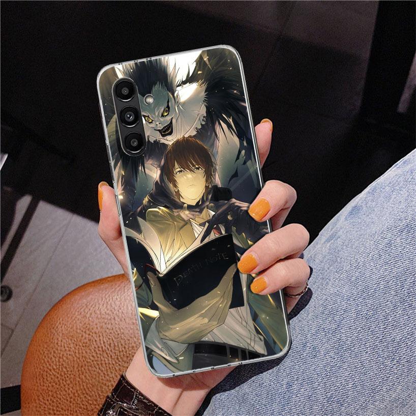 N-Note D-Death Yagami Light Phone Case For Samsung Galaxy A17 A16 A15 A14 A13 A57 A56 A55 A54 A53 A37 A36 A35 A34 A33 A26 A25 A2