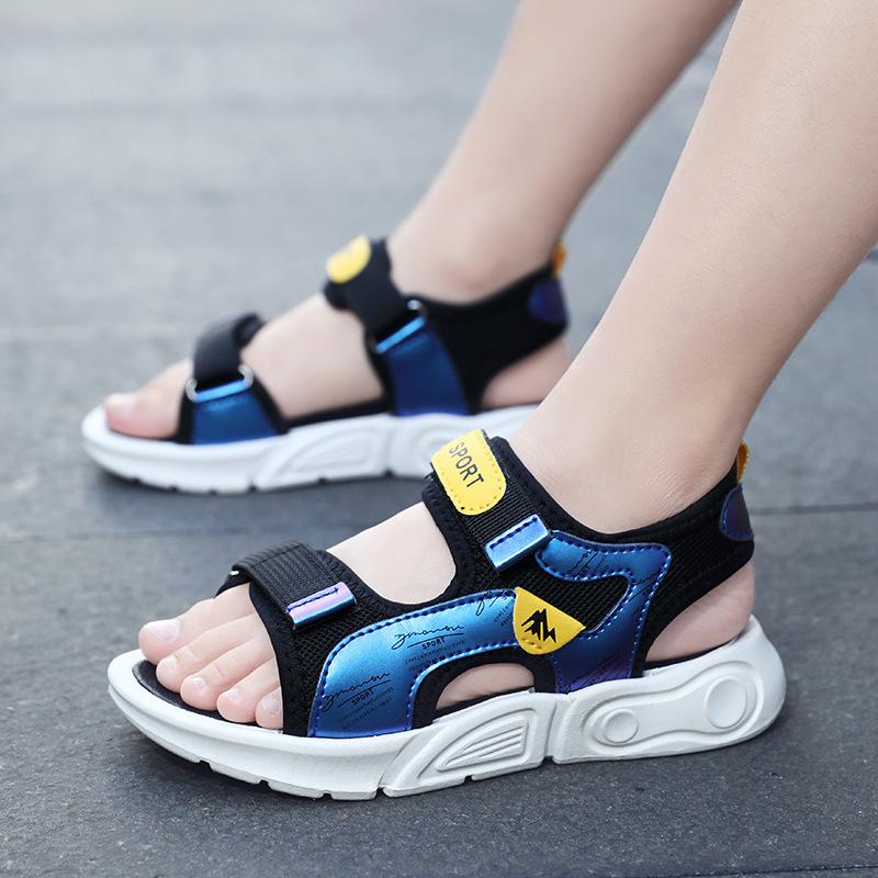 Boys Sandals 2025 Summer New Trendy Korean Version Soft-soled Non-slip Children's Shoes Men's Boys Wu Liuqi 10 Years Old