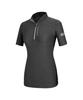 EXTRASPORTY Linelight Damen Melange Reißverschluss Kurzarm T-Shirt 4 Farben