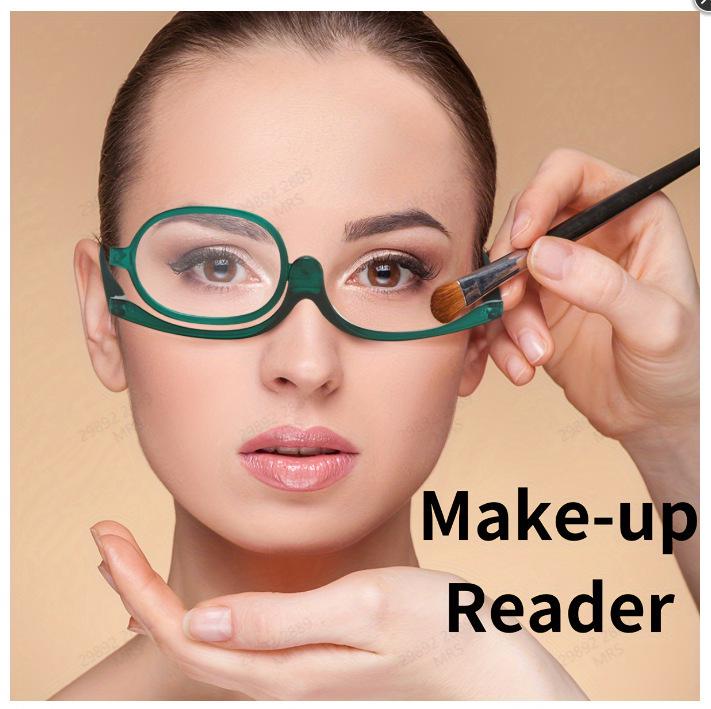 Trendy Flip Cover Makeup Mirror & Reading Glasses for Women