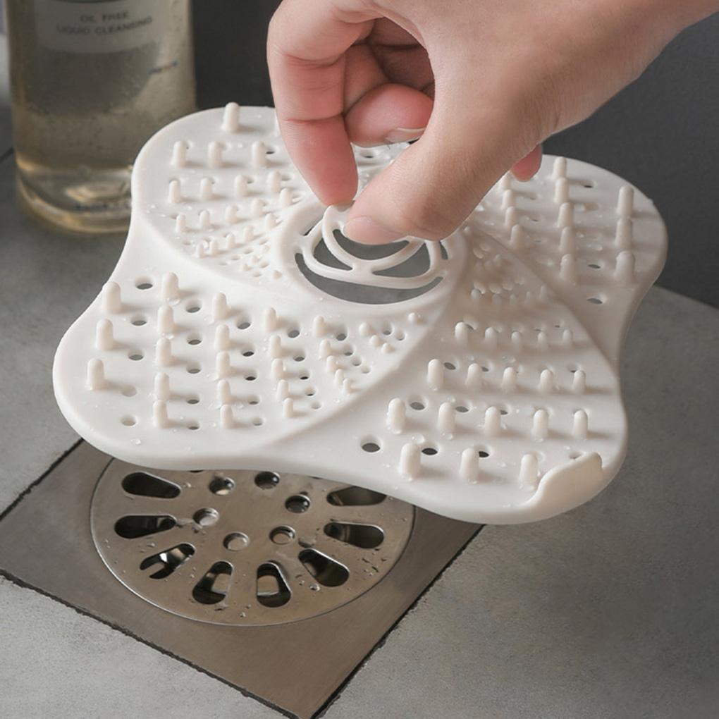 Anti-blocking Hair Catcher Stopper Shower Floor Drain Cover Bathroom Kitchen Sink Strainer Filter