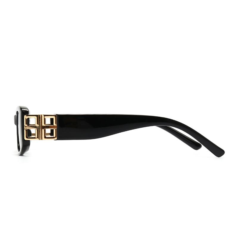 934 Fashion Narrow Square Frame Sunglasses Xiaohongshu Popular European and American Ins Style Retro