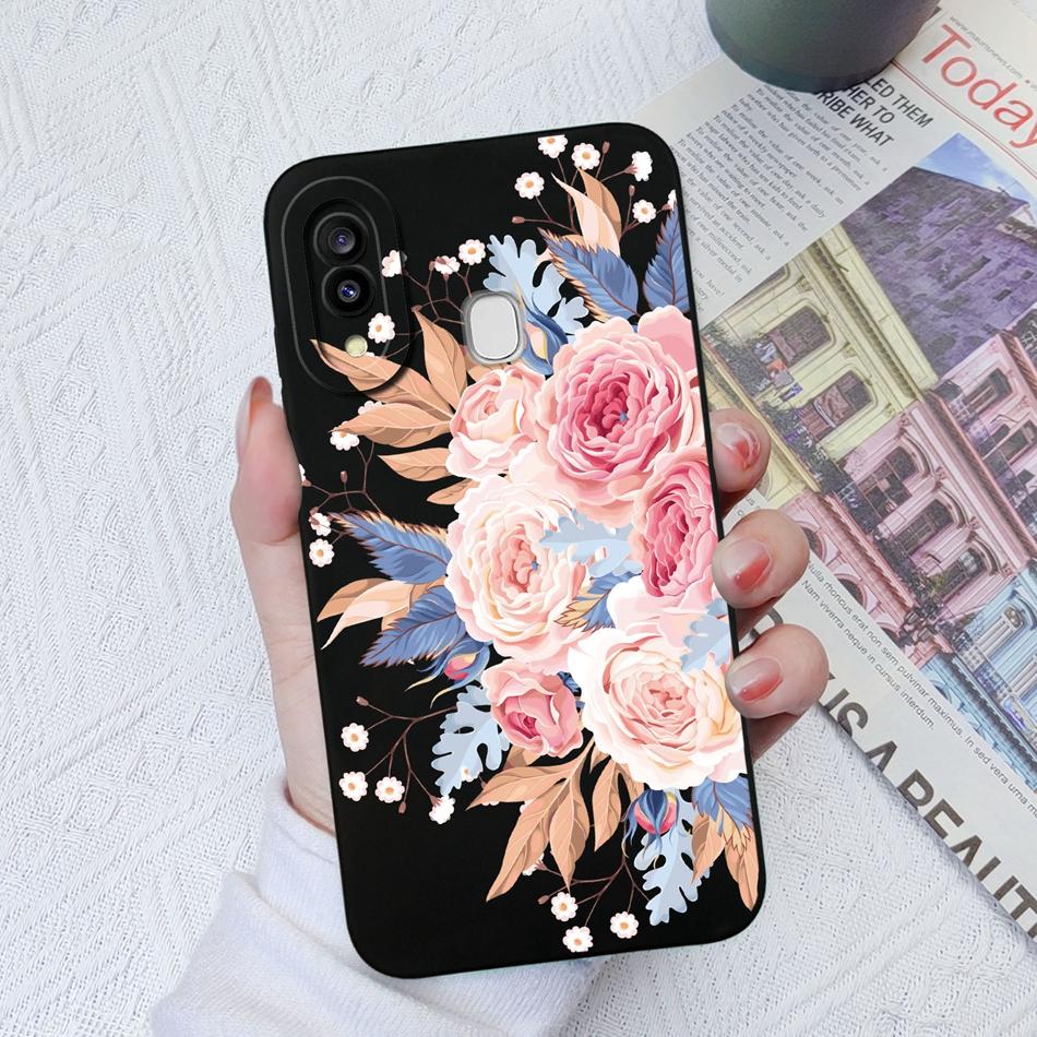 Case For Samsung Galaxy A30 A30S Artistic Style Soft Smooth Liquid Silicone Camera Protective Back Cover For Samsung A30S Funda