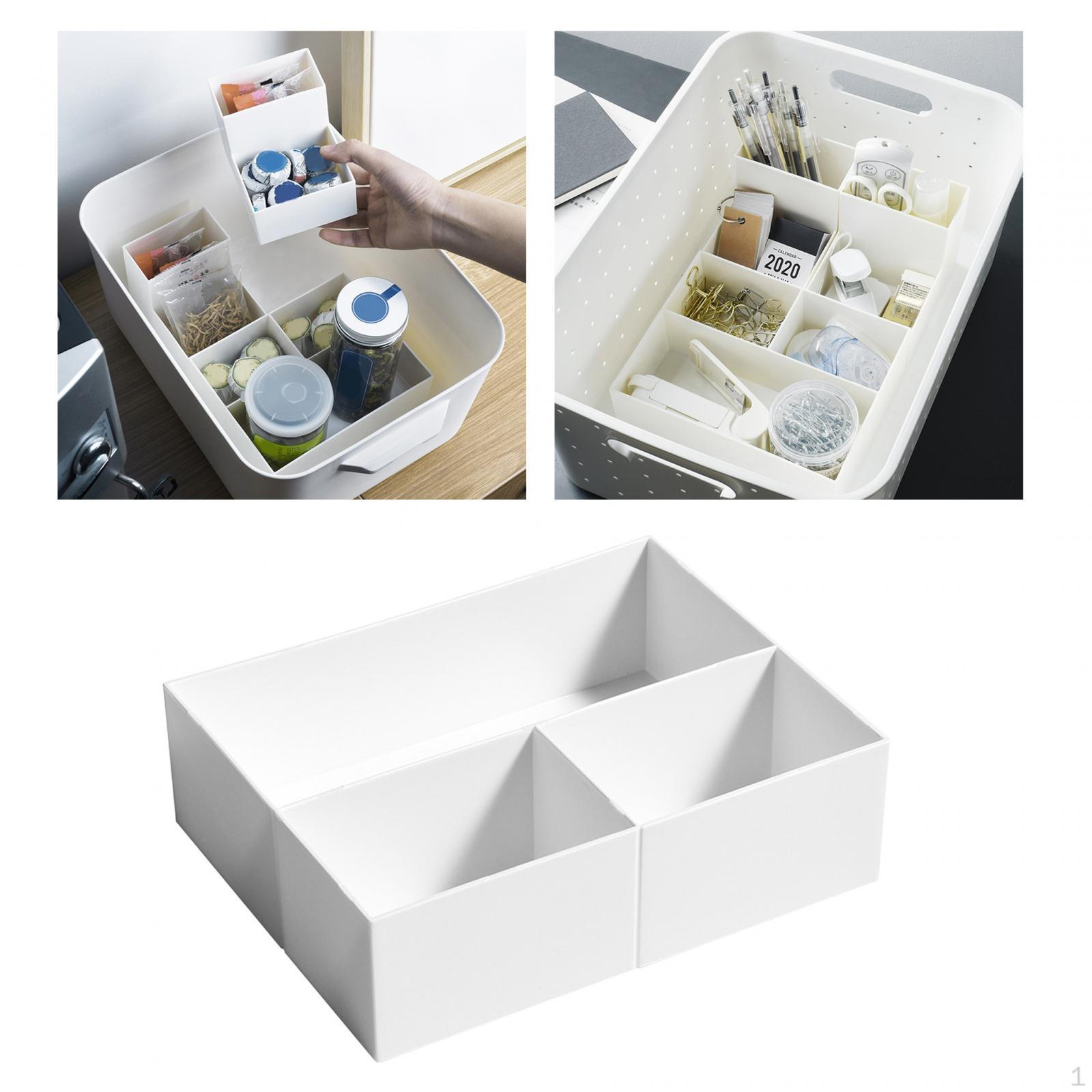 Compact Storage Solution for Desk Organization 3 Grid