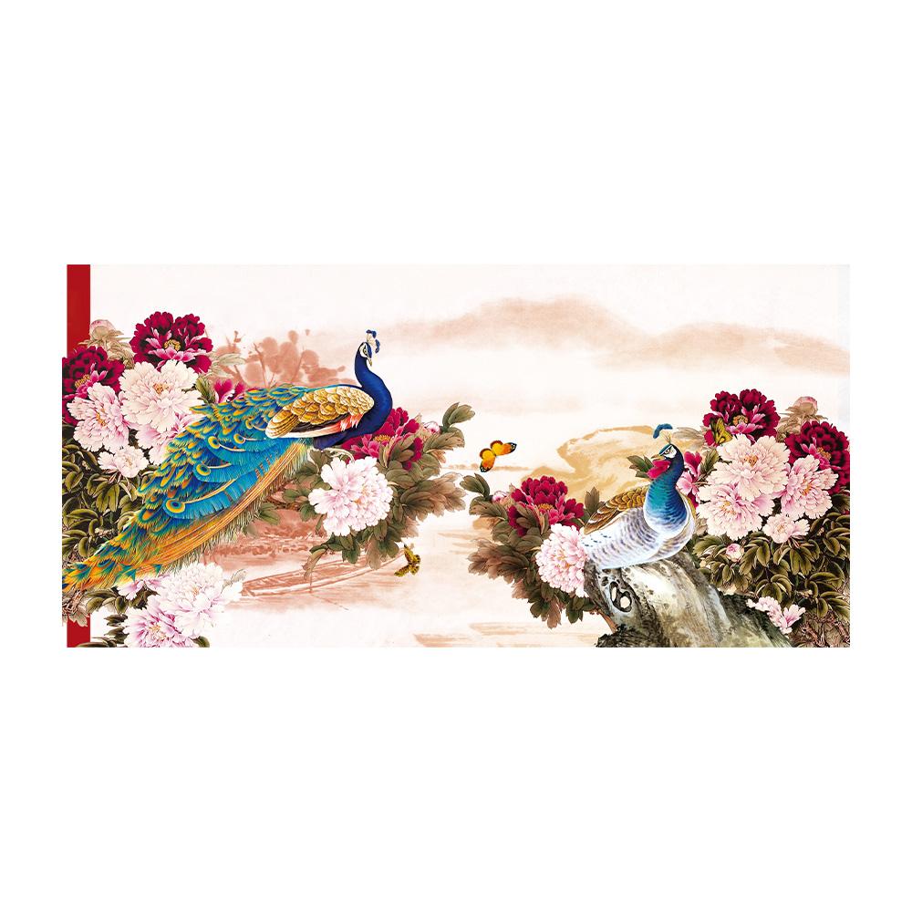 

Плакат Павлина Принт на Холсте Птица Животное Картины Прикроватное Искусство Настенная Живопись для Украшения Гостиной Домашний Декор 20x40cm NoFrame