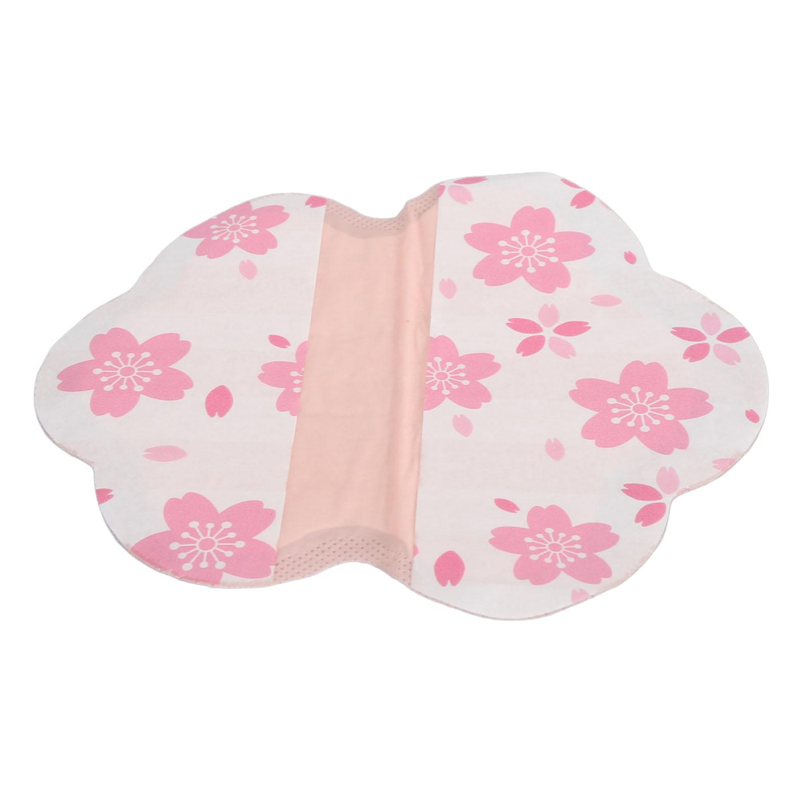

20PCS Armpit Sweat Absorbing Pads Single Use Underarm Sweat Wicking Shields for Men and Women Pink