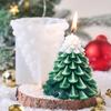 3D Weihnachtsbaum Kerze Silikonform DIY Weihnachtsfeier Basteln Aromath Seife Harzformen Heimtischdeko Kunst Geschenke