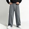 Pantaloni della tuta da uomo casual, vestibilità larga, gamba larga, dritti, per primavera e autunno