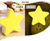Star Light-Activated Night Light, Yellow LED /Off for Kids Bedroom Nursery