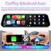 10Inch Rearview Mirror Carplay & Android Auto 4K Camera Wifi Video Recorder Dash Cam for Car DVR GPS car intelligent system