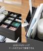 Yamazaki Blood Pressure Monitor Medication Storage Tower Series 10990 Case, Black,