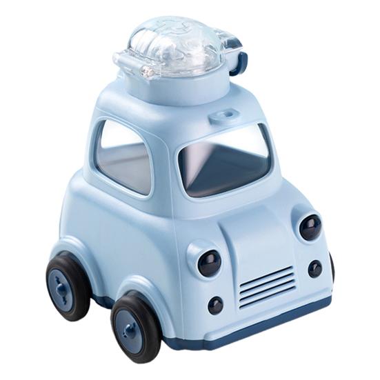 Kids Car Water Bottle with Straw Strap 600ml BPA-Free Leak-proof Straw Cup