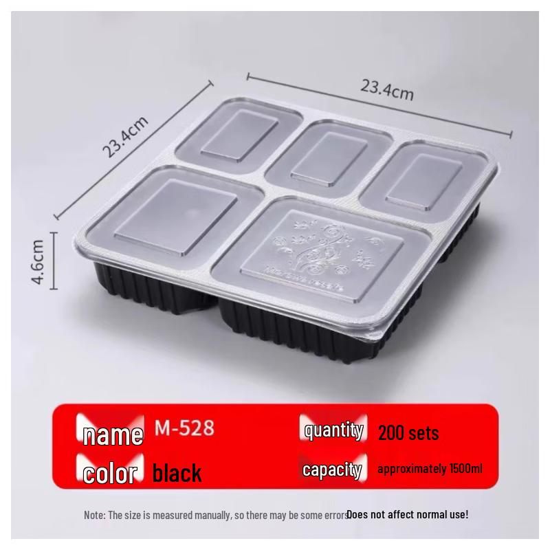 Saikeyou Disposable PP Plastic Takeout Meal Boxes