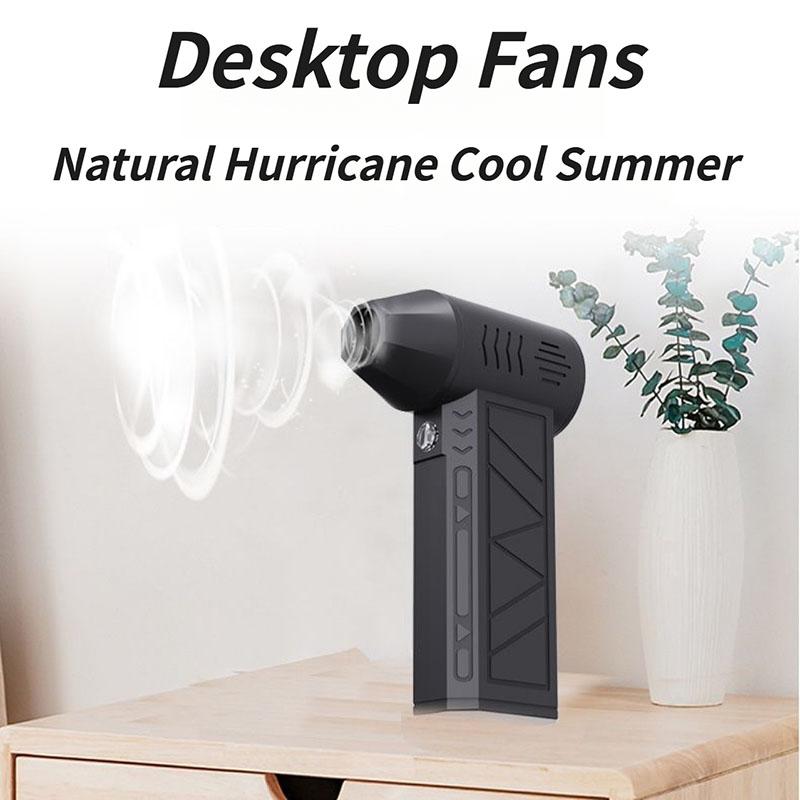 130,000 RPM Mini Turbo Fan - Ultra-Fast Handheld Brushless Blower for Camping, Home, and Car Dusting Needs