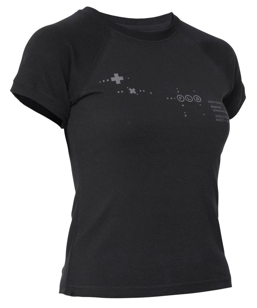Peulleeoeob Muta Waffle Raglan T-Shirt (Fl-154_Black)