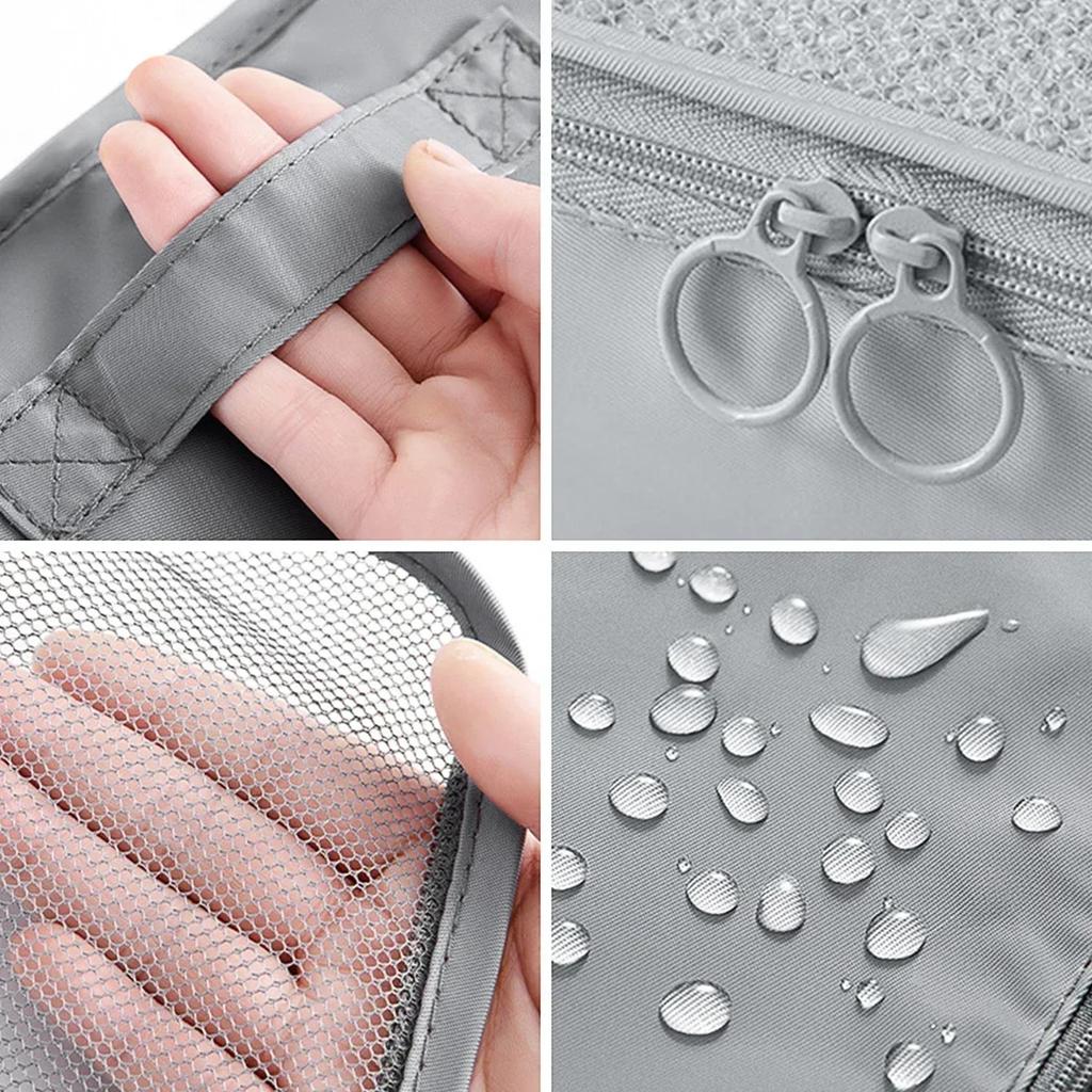 Business travel seven piece set storage bag, clothing sorting and packaging bag, travel luggage, clothing, underwear storage bag