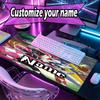 Custom Name Personalized Mighty Morphin Power Rangers Pattern Mousepad, Laptop PC Desk Mat, Decorative Desk Mat for Home Keyboard Pad Gift