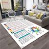 Muziek Basis Gitaar Akkoord Theorie Grafiek Piano Tapijt voor Woonkamer Slaapkamer Vloerkleden Keuken Antislip Vloermat Alfombra Verjaardagscadeau