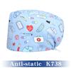 Fashionable Digital Printed Medical Hats for Women Men Breathable Soft Nursing Caps TOOTH Pet Clinic Surgical Scrubs Hat