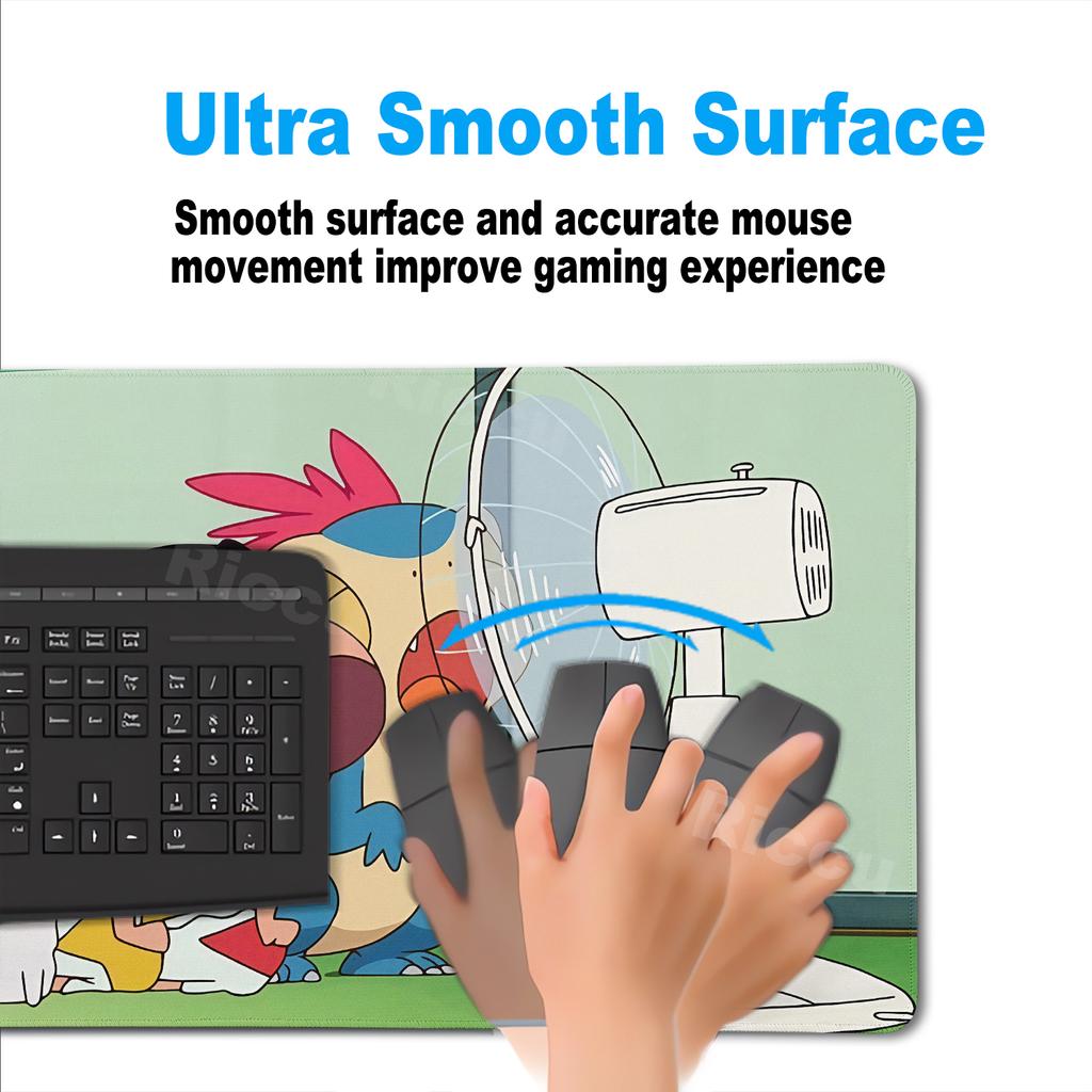Anime Kawaii C-Crayon Shin-chan Pattern Mouse Pad Cute Cartoon Nonslip Rug Gaming Table Laptop Computer Keyboard Large Desk Mats