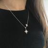 Silver Necklace with Cubic Zirconia, Item Weight 4.24 G (2209195)