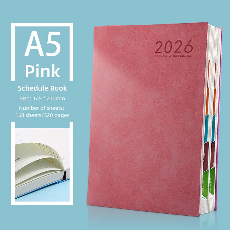 Cross-border English A5 Schedule Book: Custom Logo High-Value Notebook Planner In Stock