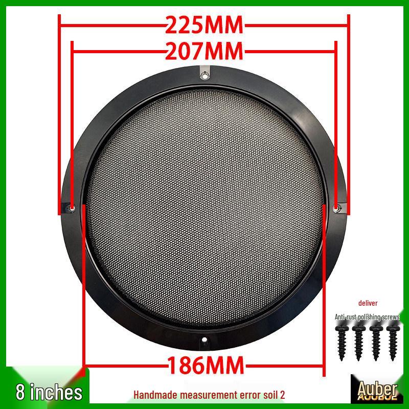 Metal Mesh Speaker Grille Dust Cover for Car Speakers (2" to 10")