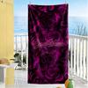 Rose Customize Text Beach Towel Super Soft Microfiber Quickdry Fabric Portable for SwimmingBeachCamping Travel Beach AccessoriesGym