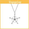 Bleach Ichigo Kurosaki Pendant Necklace With Water Wave Chain For Anime Cosplay Fans