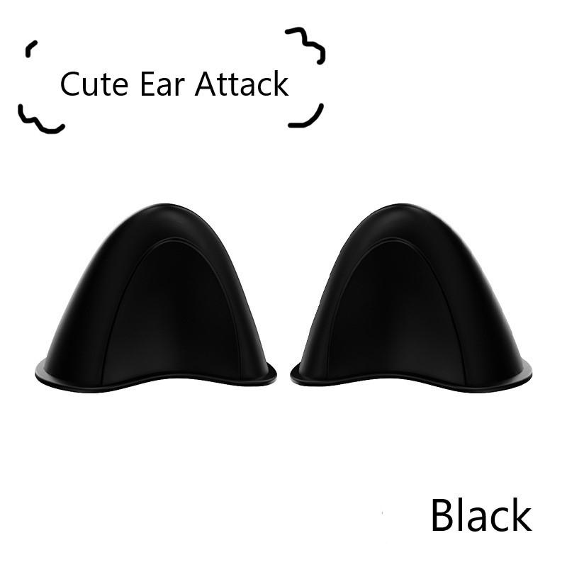 2PCS Helmets Decorative Factory Direct Supply of Motorcycle Electric Vehicle Accessories Cute Cat Ears Double-sided Stickers