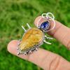 Naturlig Bildjaspis Ädelsten Hänge 925 Sterlingsilver Smycken För Flickor
