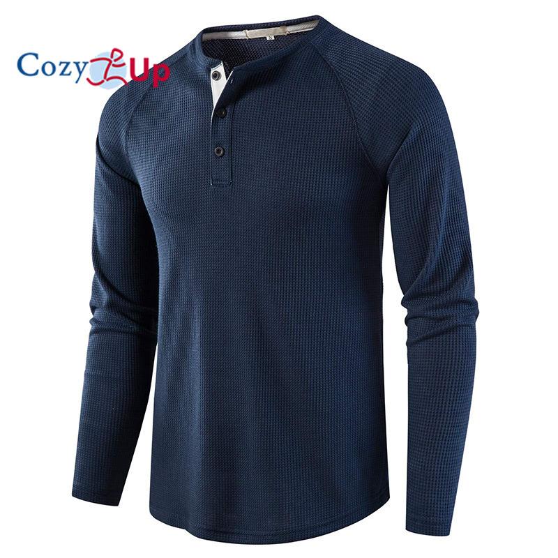 

Мужские футболки Cozy Up, мужские футболки на пуговицах BeefyT, мужские рубашки с длинным рукавом XXL темно-синий