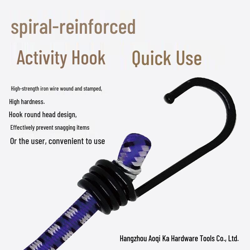 Electric Bike Bungee Tie-Down Strap: Multi-use Rubber Cord for Bicycle Luggage and Rack Securement