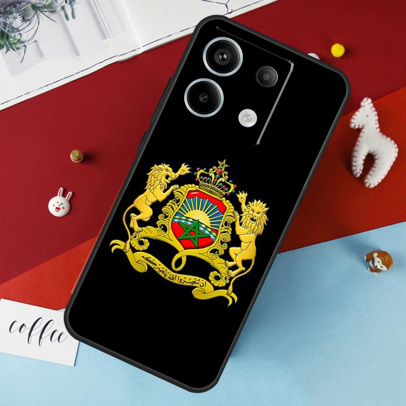 Morocco Maroc Moroccan Flag Case For Xiaomi Redmi Note 14 12 11 10 13 Pro 15 Pro Plus Redmi 15 14C 10C 12C 13C 15C Cover