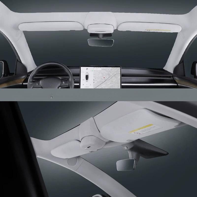 For Tesla Model YL Y Juniper 2025 2026 Glasses Case Wear-Resistant Sunglasses Holder Storage Box Eyeglasses Organizer Case