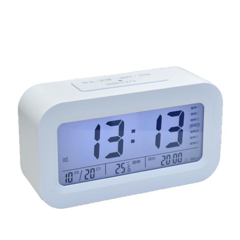 1Pc Charging Alarm Clock with Multiple Functions, Can Tell The Time on The Hour, Student Children's Bedside Rise Music Alarm with Voice Clock