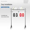 Floor-Standing Sports Scoreboard & Score Rack
