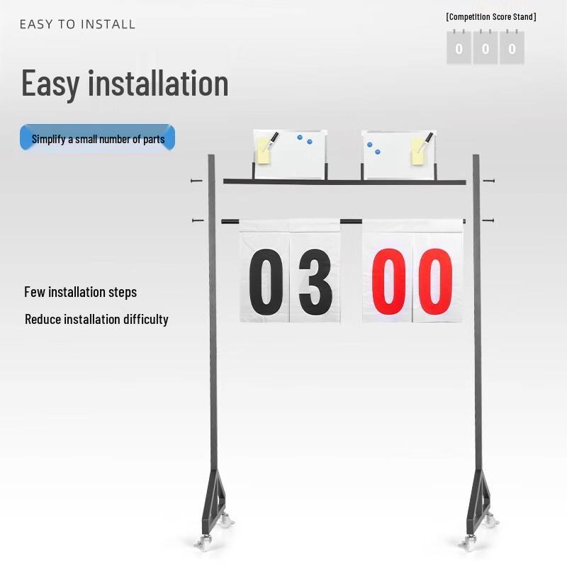 Floor-Standing Sports Scoreboard & Score Rack